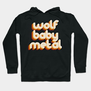 wolf baby metal Hoodie